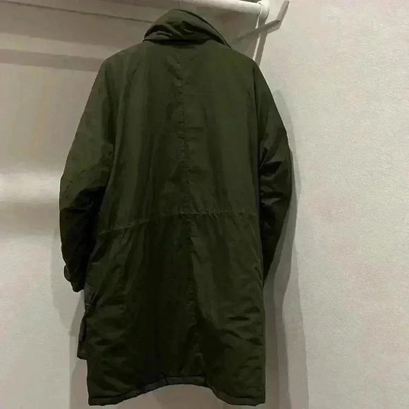 Men’s Swedish Military Green Long Coat from thee 1990’s - Picture 5 of 5